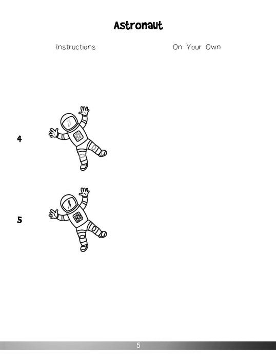 The Drawing Book for Kids: Outer Space - Step by Step with Space to Practice