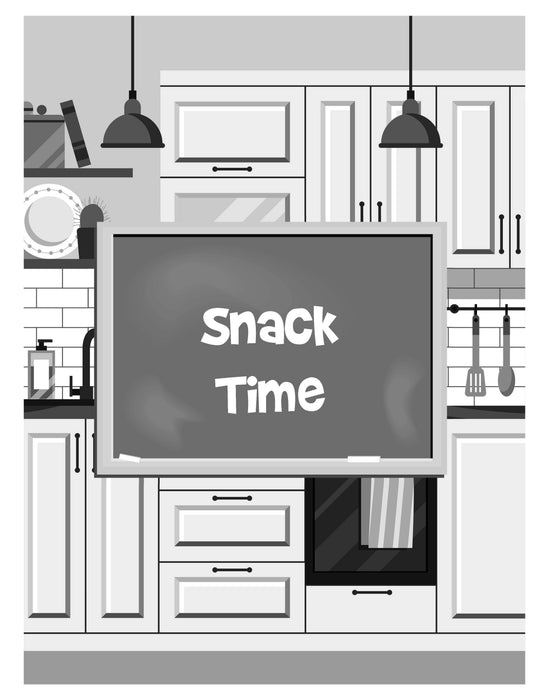 The Drawing Book for Kids: Snack Time - Step by Step with Space to Practice