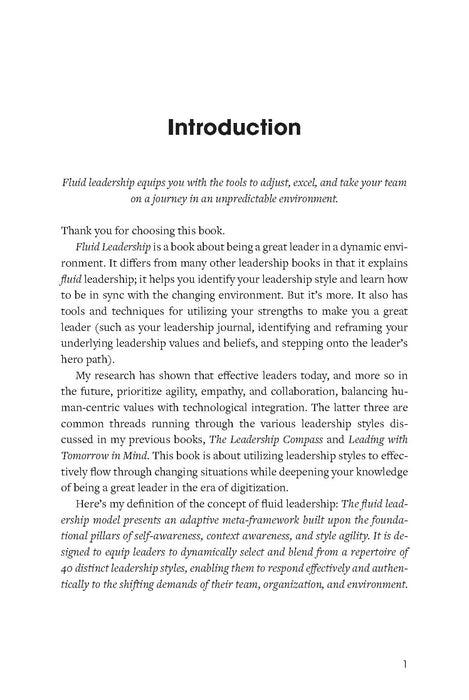 Fluid Leadership: How to Adapt Your Style to Thrive in an Ever-Changing World