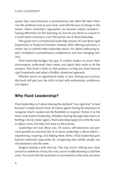 Fluid Leadership: How to Adapt Your Style to Thrive in an Ever-Changing World
