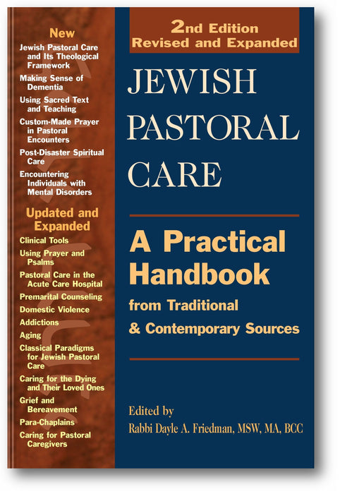 Jewish Pastoral Care 2/E: A Practical Handbook from Traditional & Contemporary Sources book cover