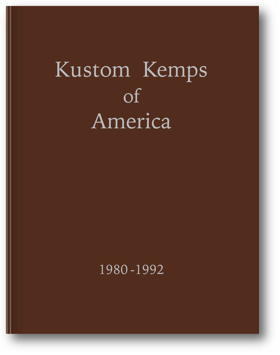 Kustom Kemps of America: 1980-1992 book cover