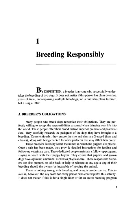 Breeding a Litter: The Complete Book of Prenatal and Postnatal Care