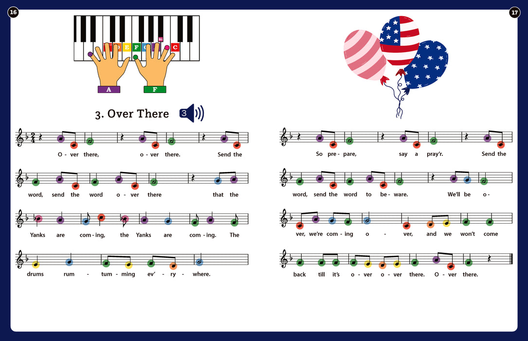 Play It! American Patriotic Songs for Piano (Level 1)