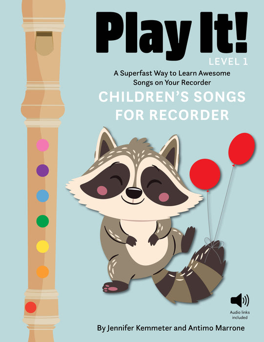 Play It! Children's Songs for Recorder (Level 1)