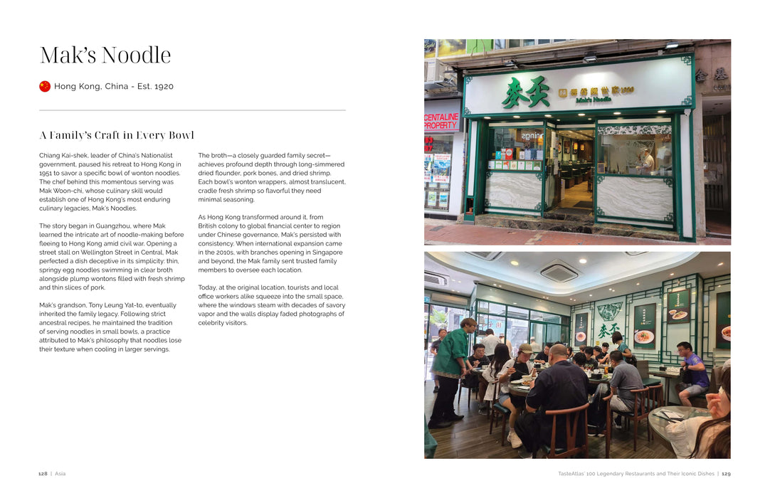 TasteAtlas' 100 Legendary Restaurants and Their Iconic Dishes