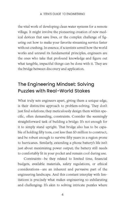 A Teen's Guide to Engineering