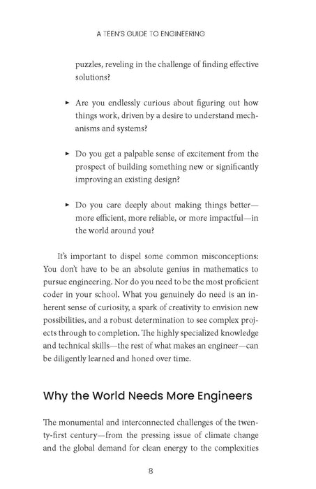 A Teen's Guide to Engineering