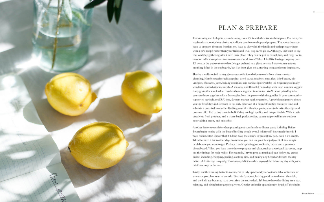 The Outdoor Table: Recipes for Living and Eating Well