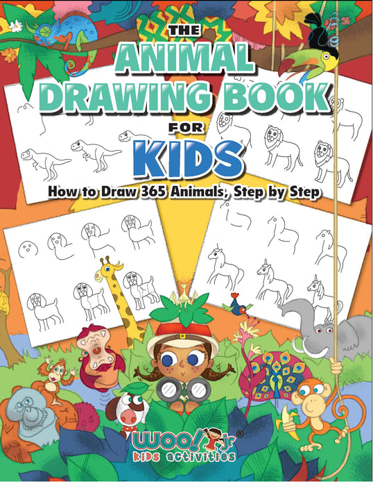 The Animal Drawing Book for Kids