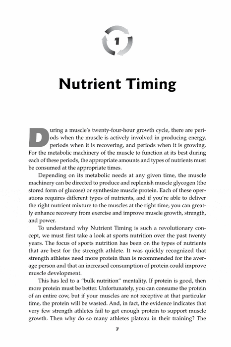 Nutrient Timing: The Future of Sports Nutrition