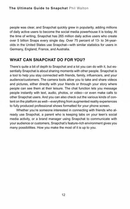 Snapchat Community Guidelines.pdf The Ultimate Guide to Snapchat — Turner Publishing